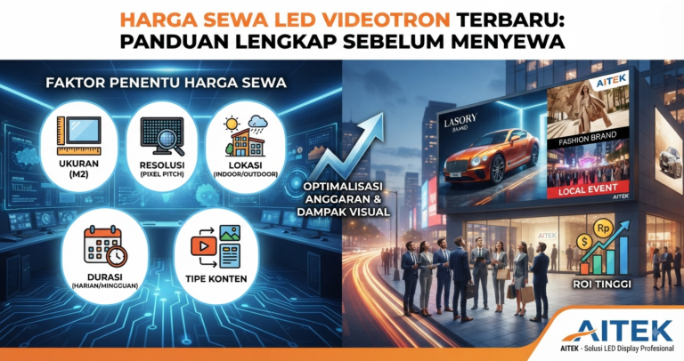 Harga Sewa LED Videotron Terbaru: Panduan Lengkap Sebelum Menyewa