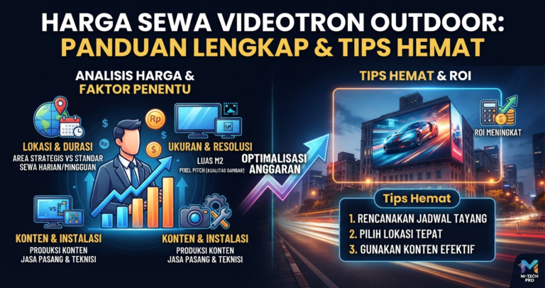 Harga Sewa Videotron Outdoor: Panduan Lengkap & Tips Hemat
