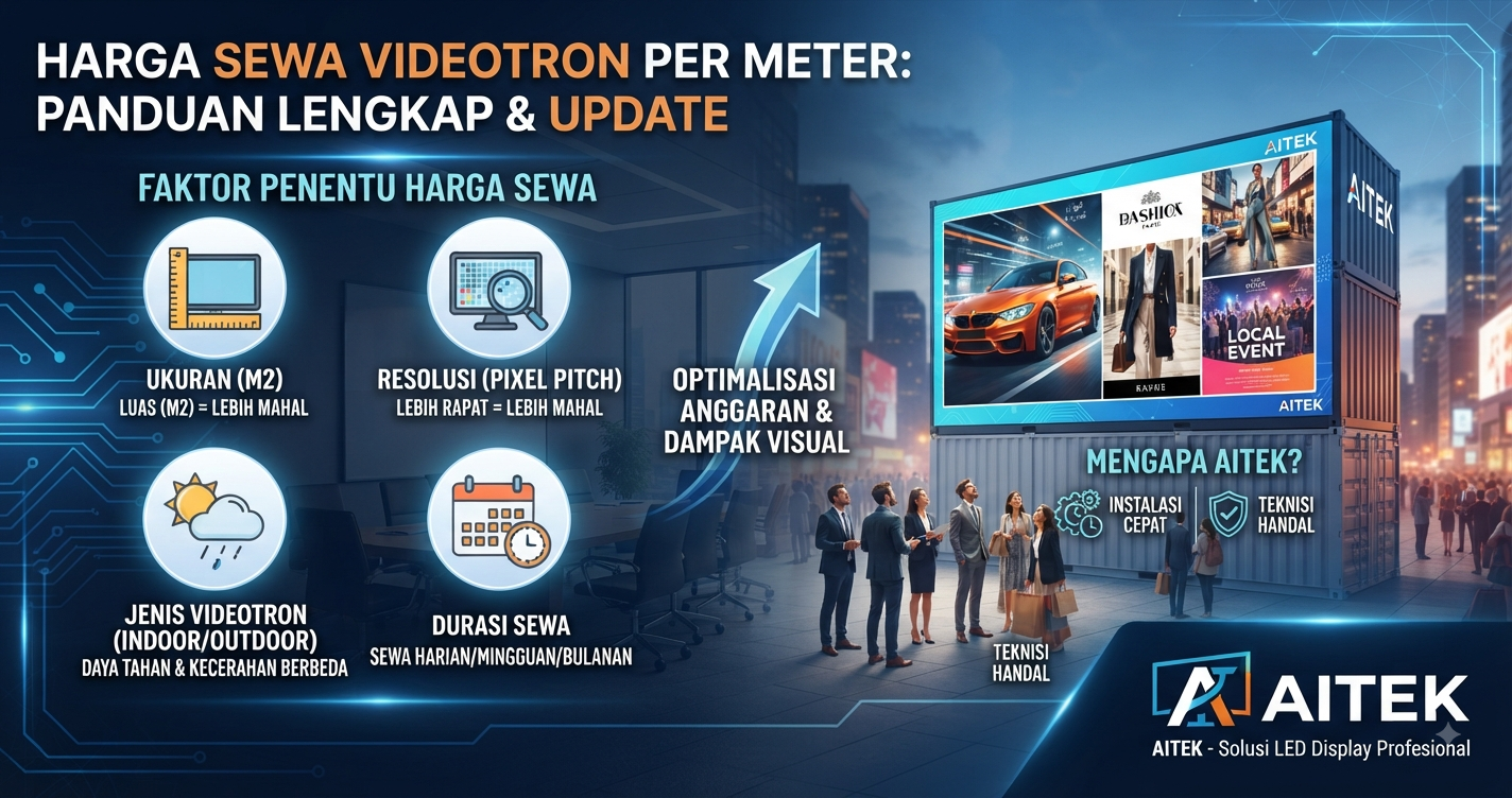 Harga Sewa Videotron per Meter Panduan Lengkap & Update