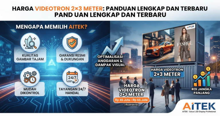 Harga Videotron 2×3 Meter: Panduan Lengkap dan Terbaru