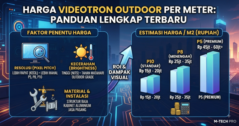 Harga Videotron Outdoor per Meter: Panduan Lengkap Terbaru