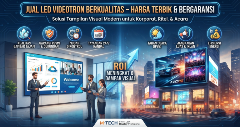 Jual LED Videotron Berkualitas – Harga Terbaik & Bergaransi
