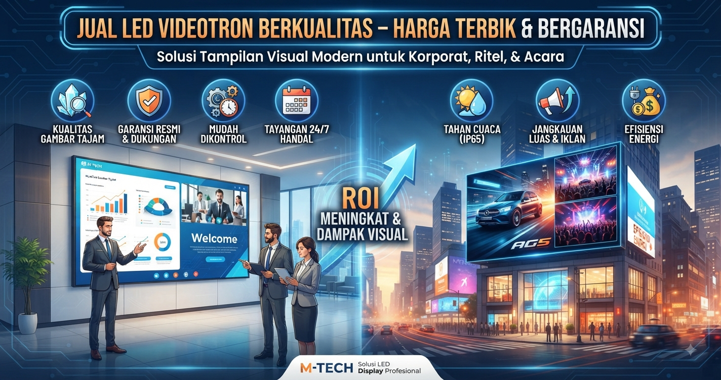 Jual LED Videotron Berkualitas – Harga Terbaik & Bergaransi