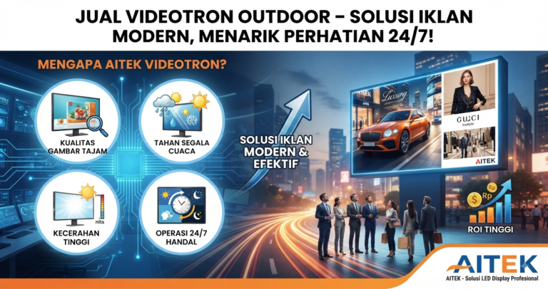 Jual Videotron Outdoor – Solusi Iklan Modern, Menarik Perhatian 24/7!