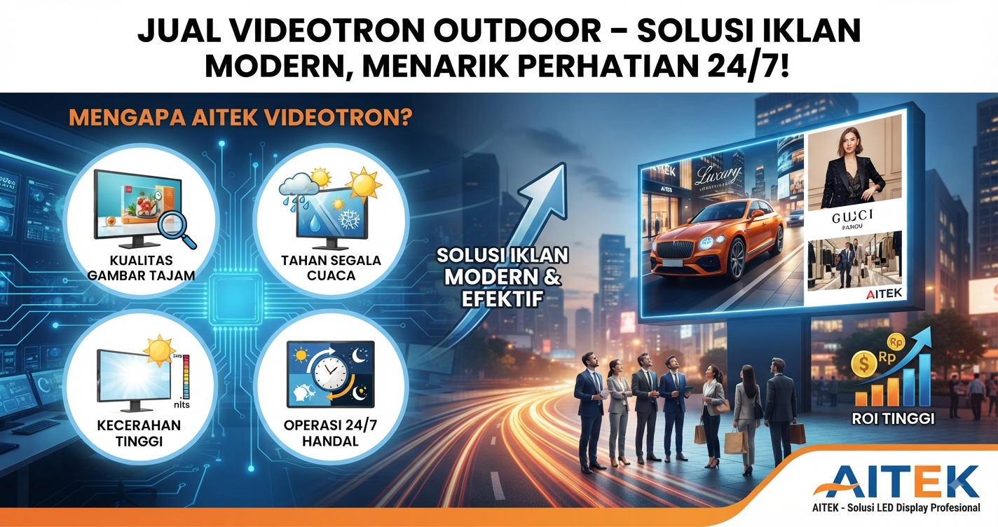 Jual Videotron Outdoor – Solusi Iklan Modern, Menarik Perhatian 247!