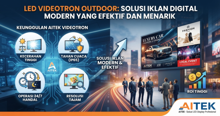 LED Videotron Outdoor: Solusi Iklan Digital Modern yang Efektif dan Menarik