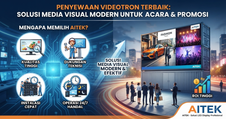 Penyewaan Videotron Terbaik: Solusi Media Visual Modern untuk Acara & Promosi