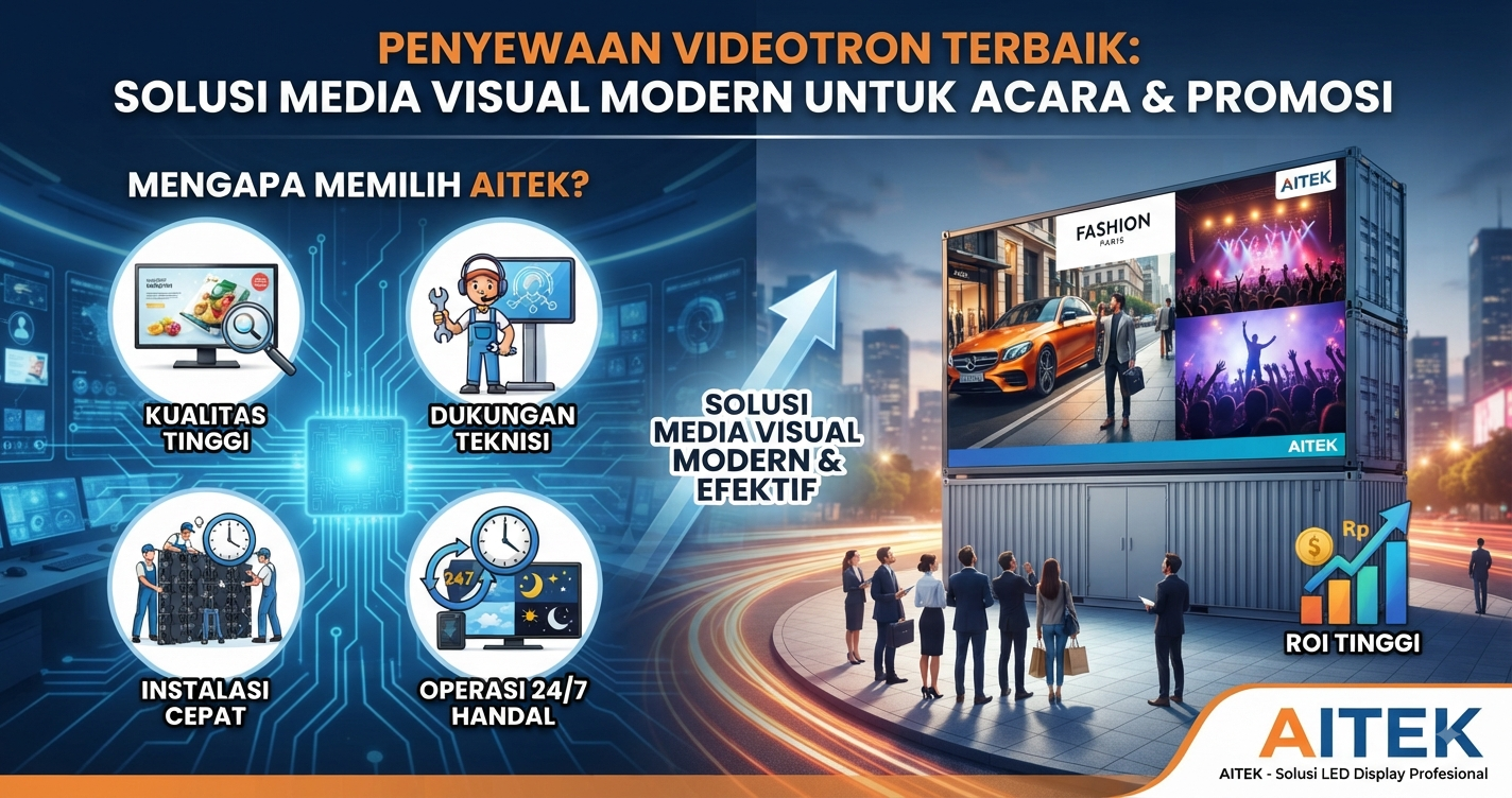 Penyewaan Videotron Terbaik Solusi Media Visual Modern untuk Acara & Promosi