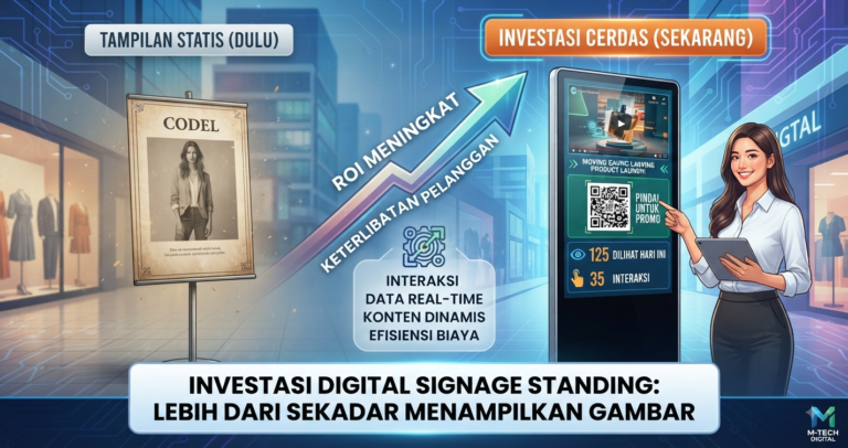 Investasi Digital Signage Standing: Lebih dari Sekadar Menampilkan Gambar