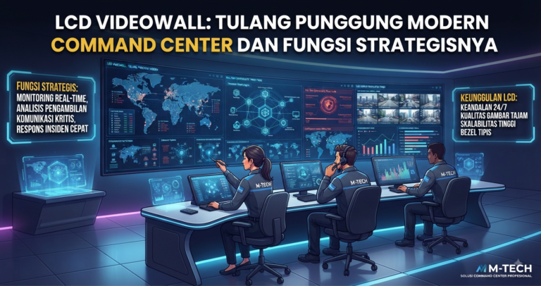 LCD Videowall: Tulang Punggung Modern Command Center dan Fungsi Strategisnya