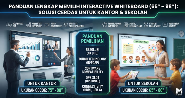 Panduan Lengkap Memilih Interactive Whiteboard (65″ – 98″): Solusi Cerdas untuk Kantor & Sekolah