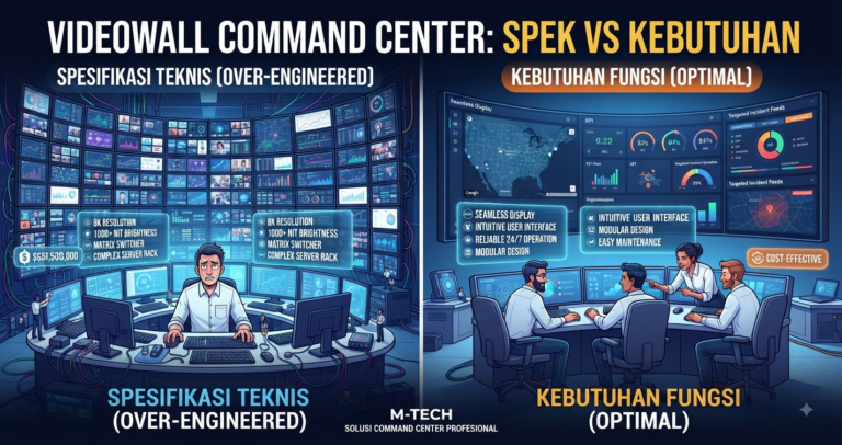 Videowall Command Center: Spek vs Kebutuhan