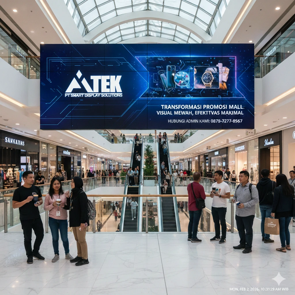 LCD Videowall Mall dan Pusat Perbelanjaan