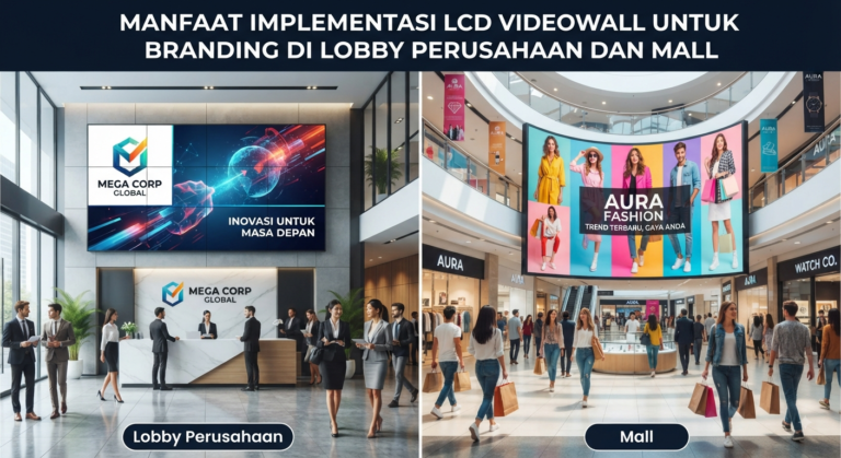 Manfaat Implementasi LCD Videowall untuk Branding di Lobby Perusahaan dan Mall