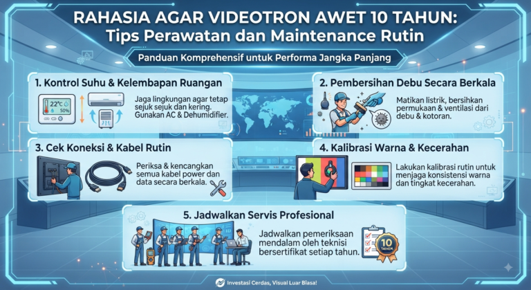 Rahasia Agar Videotron Awet 10 Tahun: Tips Perawatan dan Maintenance Rutin