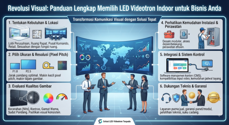 Revolusi Visual: Panduan Lengkap Memilih LED Videotron Indoor untuk Bisnis Anda