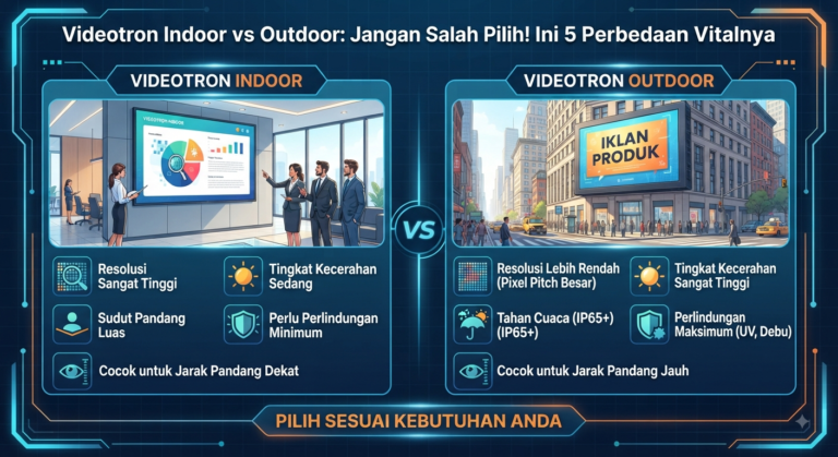 Videotron Indoor vs Outdoor: Jangan Salah Pilih! Ini 5 Perbedaan Vitalnya