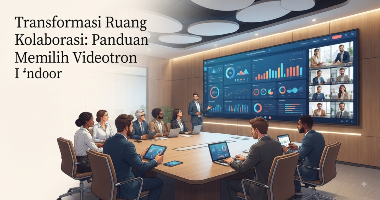 Transformasi Ruang Kolaborasi: Panduan Lengkap Memilih Videotron Indoor untuk Ruang Meeting Besar