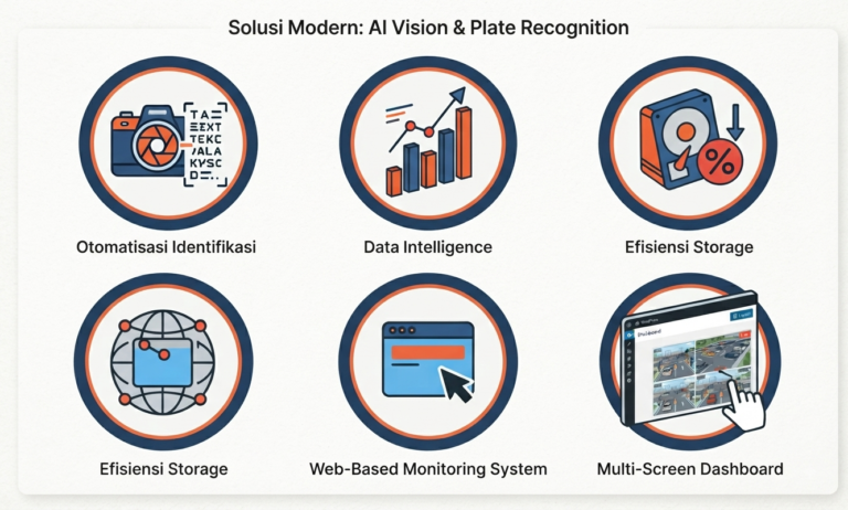 Revolusi Keamanan Digital:Transformasi CCTV KonvensionalMenuju AI Vision & Plate Recognition